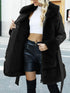 Eleganter Damen-Wintermantel mit Futter – Warmer Übermantel mit Gürtel und Taschen